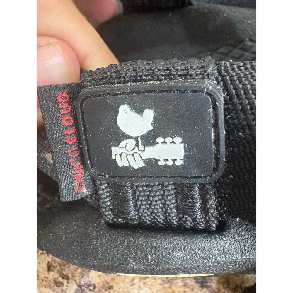 Chaco Woodstock 50th Anniversary Z Cloud Sandals Summer of 69 Celestial Black